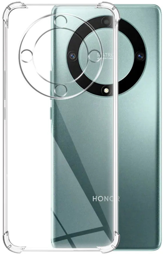 Διάφανη Θήκη Σιλικόνης - Honor X9a - Techsuit Shockproof Clear Silicone - Clear
