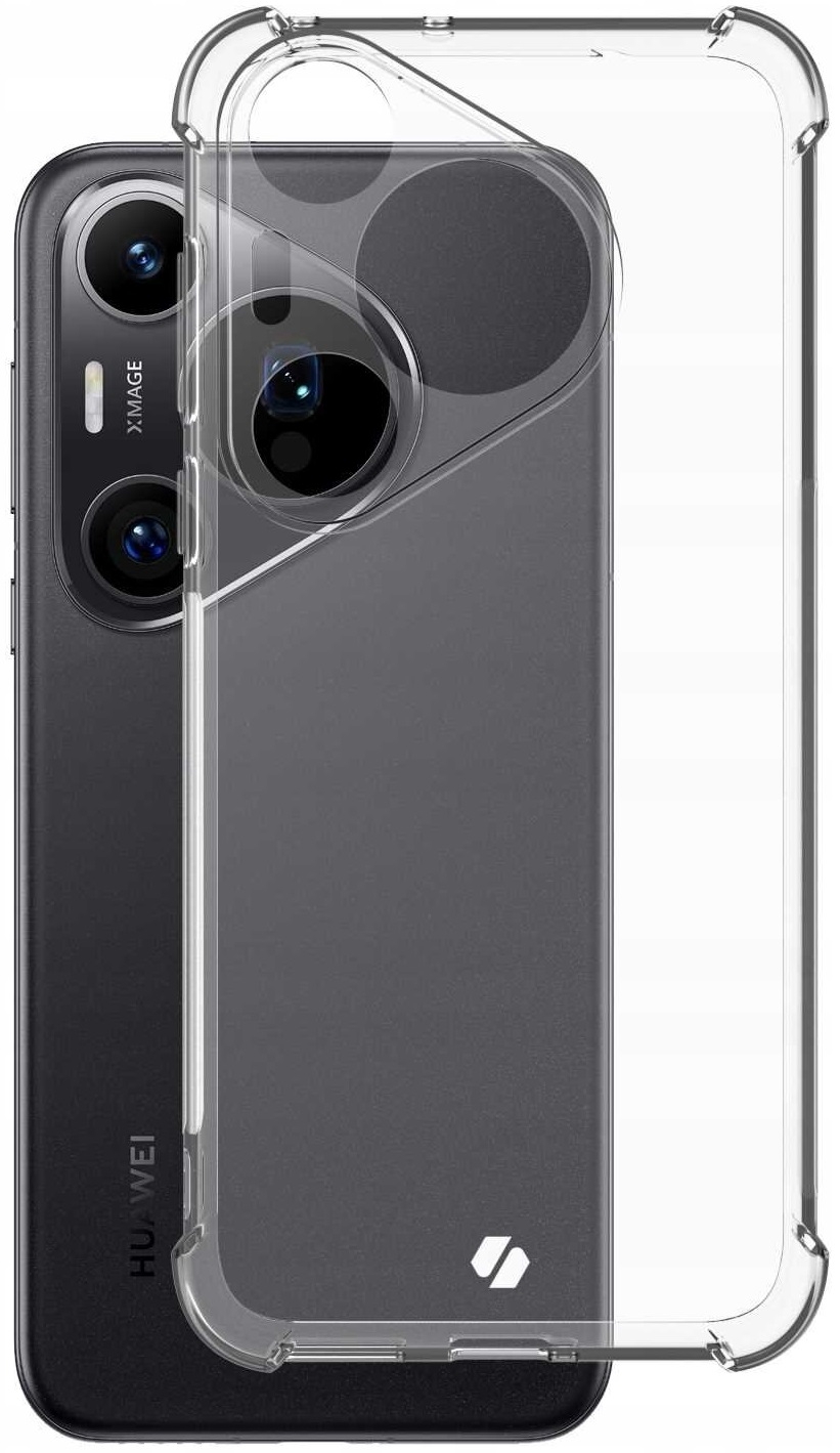 Διάφανη Θήκη Σιλικόνης - Huawei Pura 70 Pro - Spacecase Anti-Shock - 1mm - Clear