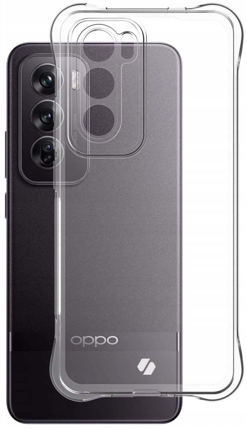 Διάφανη Θήκη Σιλικόνης - Oppo Reno12 Pro - Spacecase Anti-Shock - 1mm - Clear 