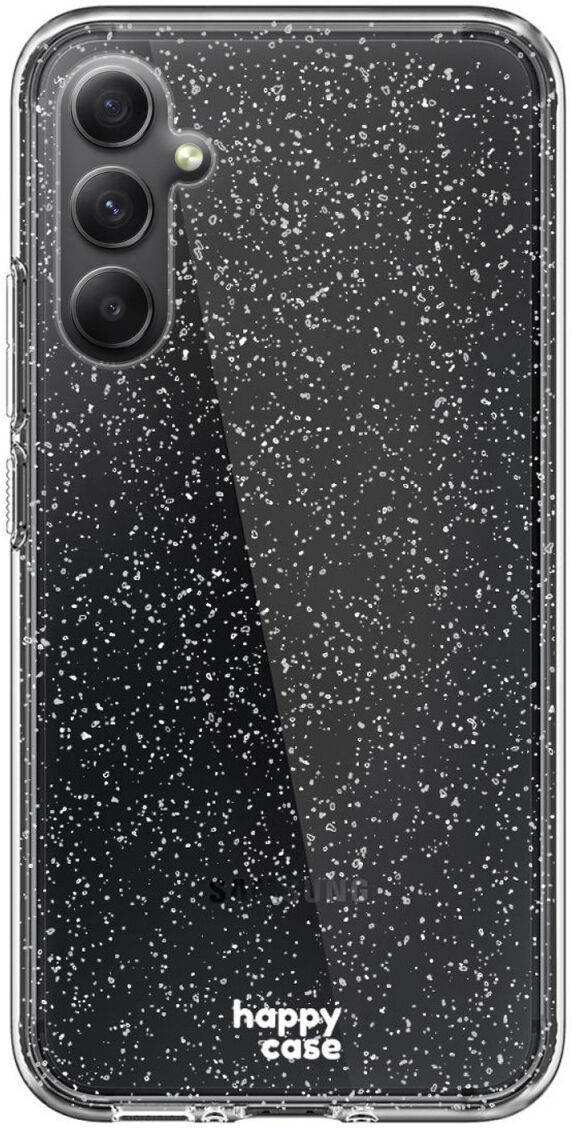 Διάφανη Θήκη Σιλικόνης - Samsung Galaxy S24 - HappyCase - Glitter Print