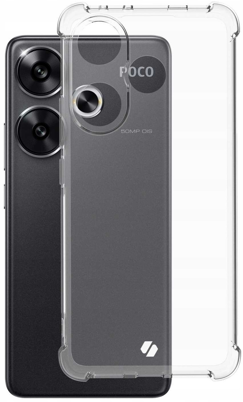 Διάφανη Θήκη Σιλικόνης - Xiaomi Poco F6 - Spacecase Anti-Shock - 1mm - Clear