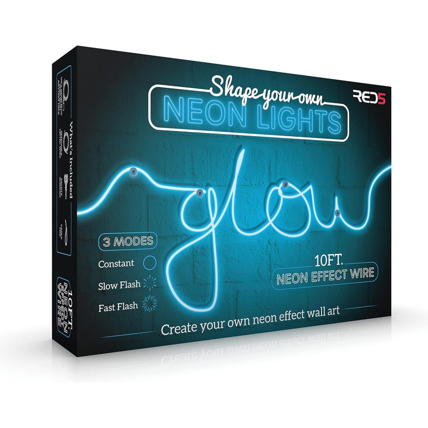 Διακοσμητικό Φωτιστικό The Source RED5 Shape Your Own Neon Lights Νέον Flex Σύρμα 3 Μέτρα Blue Neon