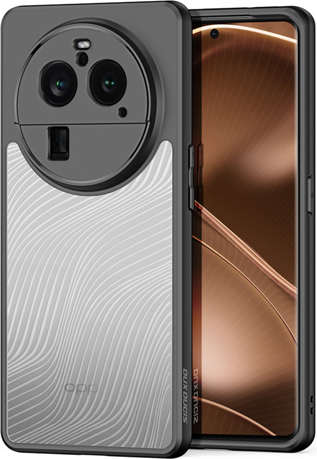 DuxDucis Aimo Series - Premium Ημιδιάφανη Σκληρή Θήκη - Oppo Find X6 Pro - Black