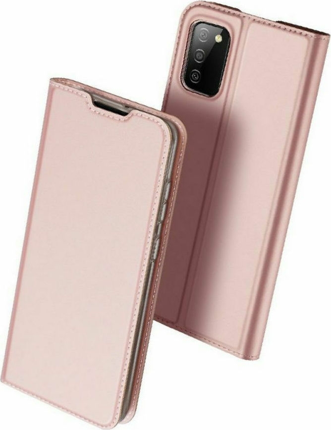 Duxducis SkinPro Θήκη Πορτοφόλι Samsung Galaxy A02s - Rose Gold