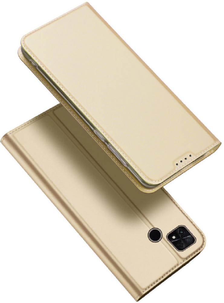 Duxducis SkinPro Θήκη Πορτοφόλι Xiaomi Poco C40 - Gold