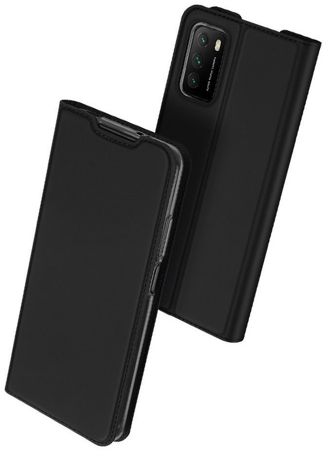 Duxducis SkinPro Θήκη Πορτοφόλι Xiaomi Redmi 9T / Poco M3 - Black