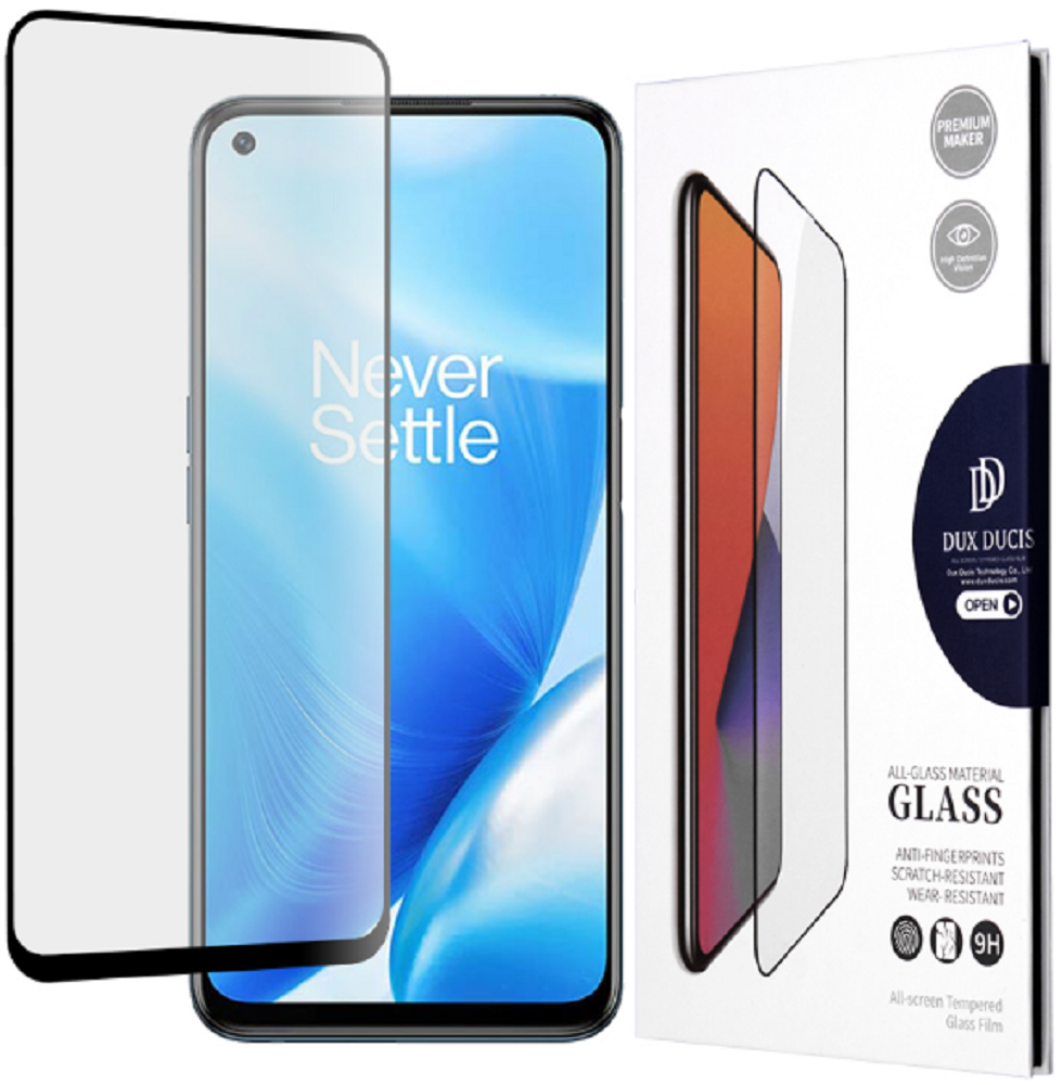 DuxDucis Tempered Glass - FullFace Αντιχαρακτικό Προστατευτικό Γυαλί Οθόνης OnePlus Nord N200 5G - Black