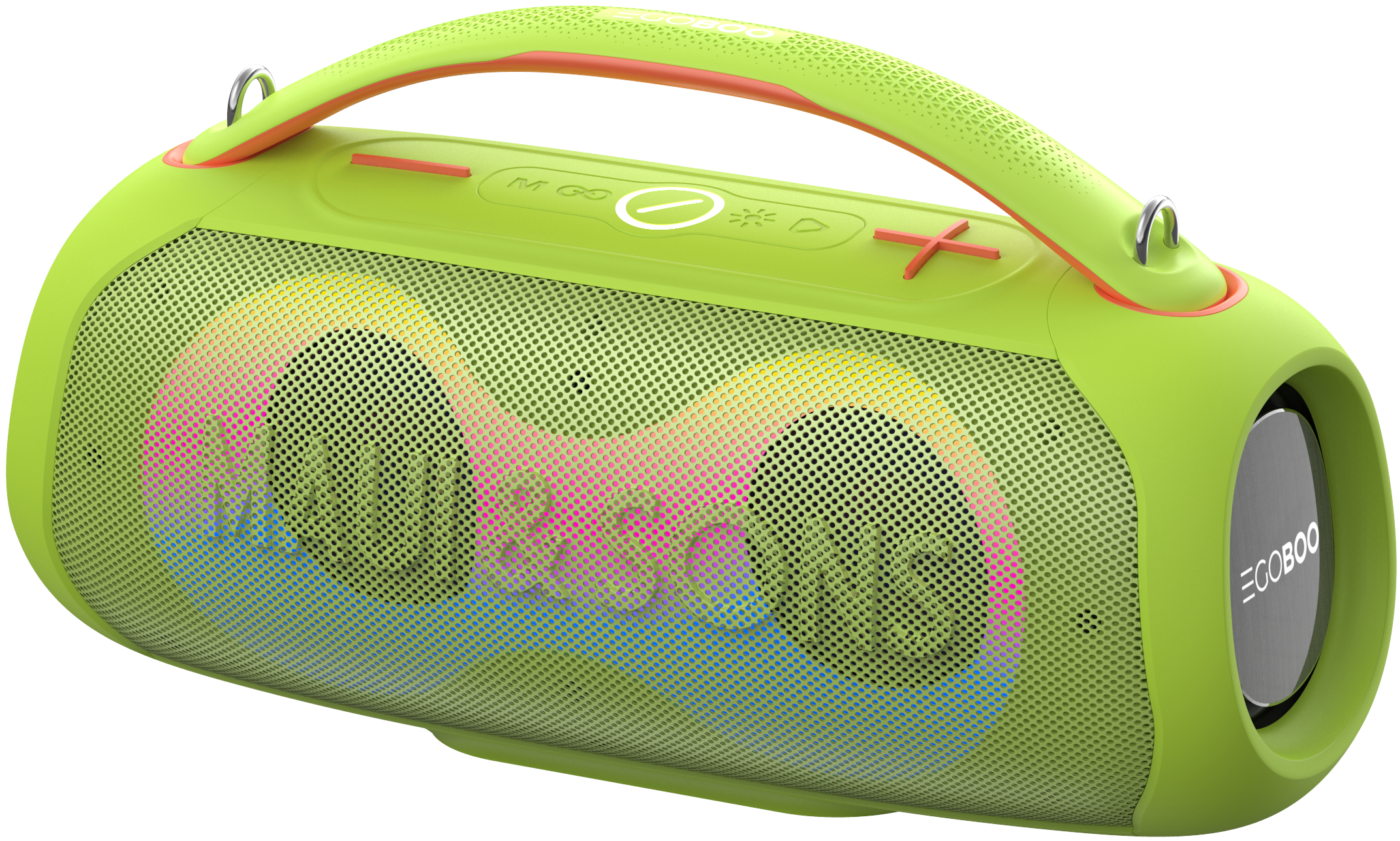 Egoboo X Maui and Sons BT Led Speaker Vibes - Ασύρματο Φορητό Ηχείο Bluetooth με Φωτισμό LED - Green