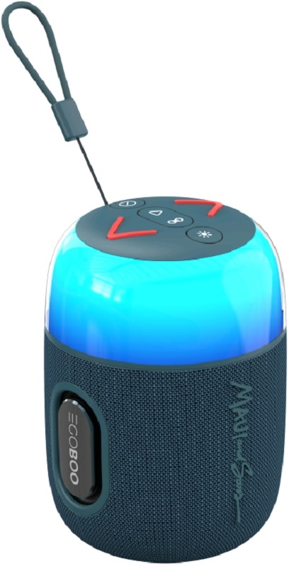 Egoboo X Maui and Sons BT Led Speaker Pulse - Ασύρματο Φορητό Ηχείο Bluetooth με Φωτισμό RGB - Blue