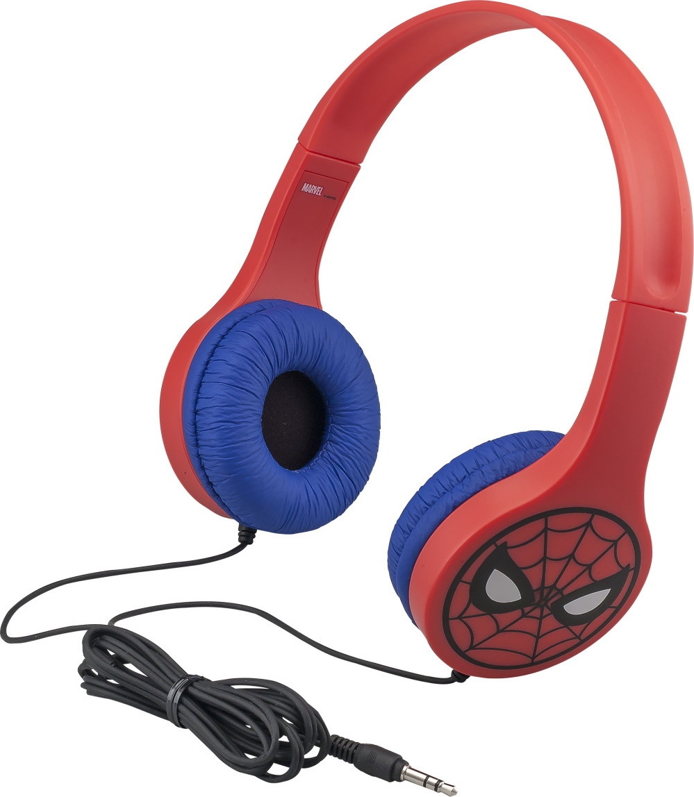 eKids Marvel Spiderman - Ενσύρματα Ακουστικά Κεφαλής για Παιδιά - Red / Blue