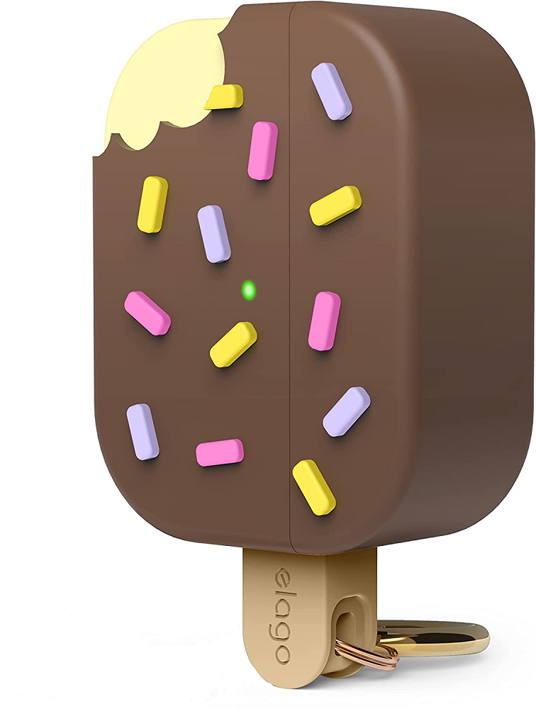 Elago AirPods Ice Cream Case - Θήκη Σιλικόνης για Apple AirPods Pro 2nd Gen - Dark Brown