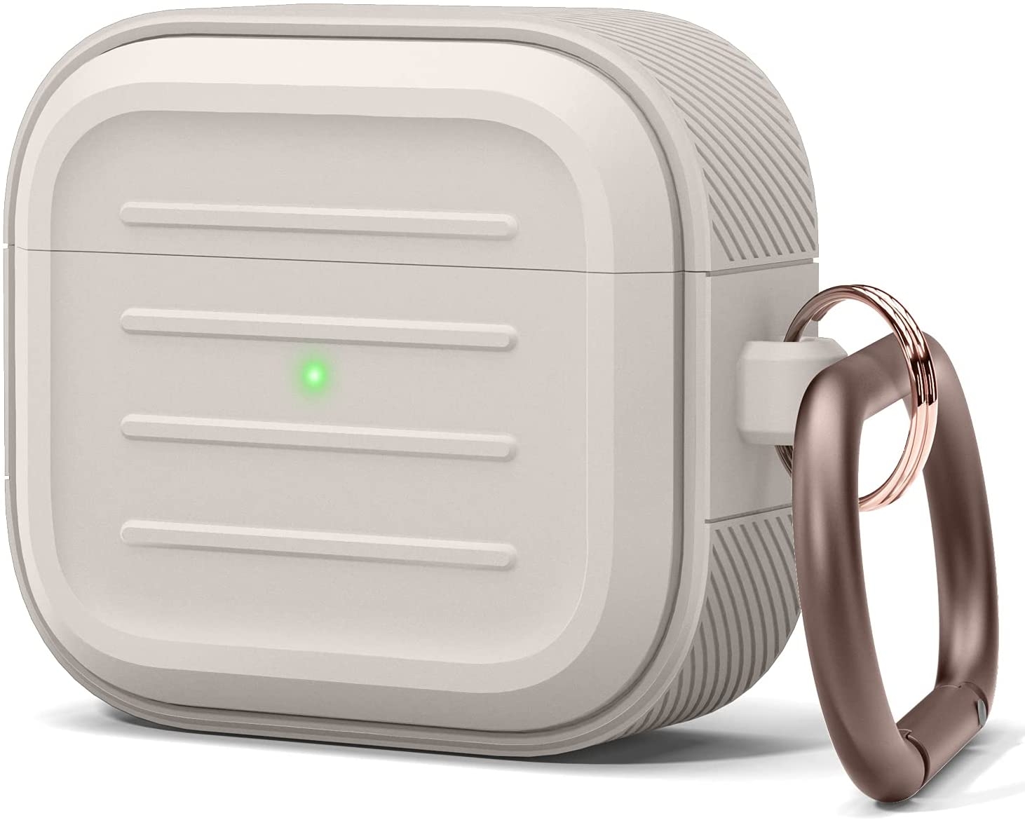 Elago Armor Hang Case - Θήκη Σιλικόνης για AirPods 3rd Gen - Stone