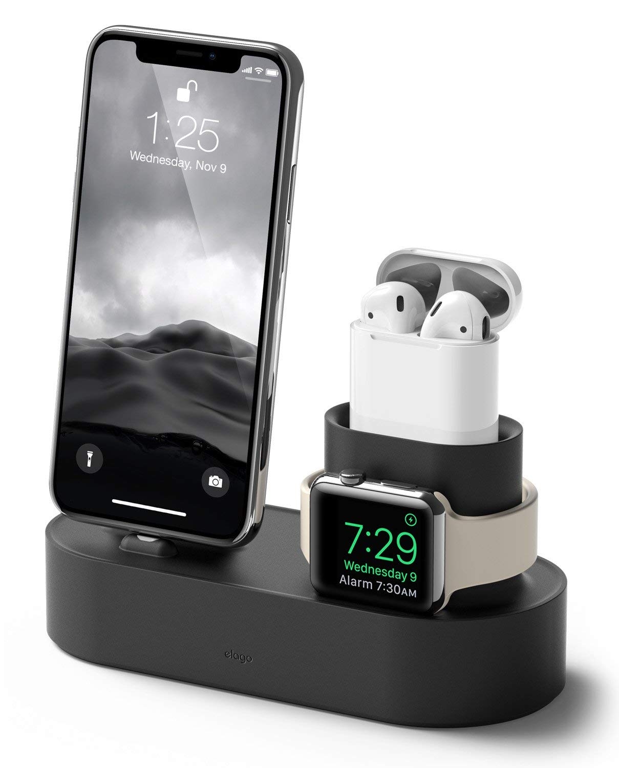 Elago Charging Hub για iPhone / Airpods / Apple Watch - Black