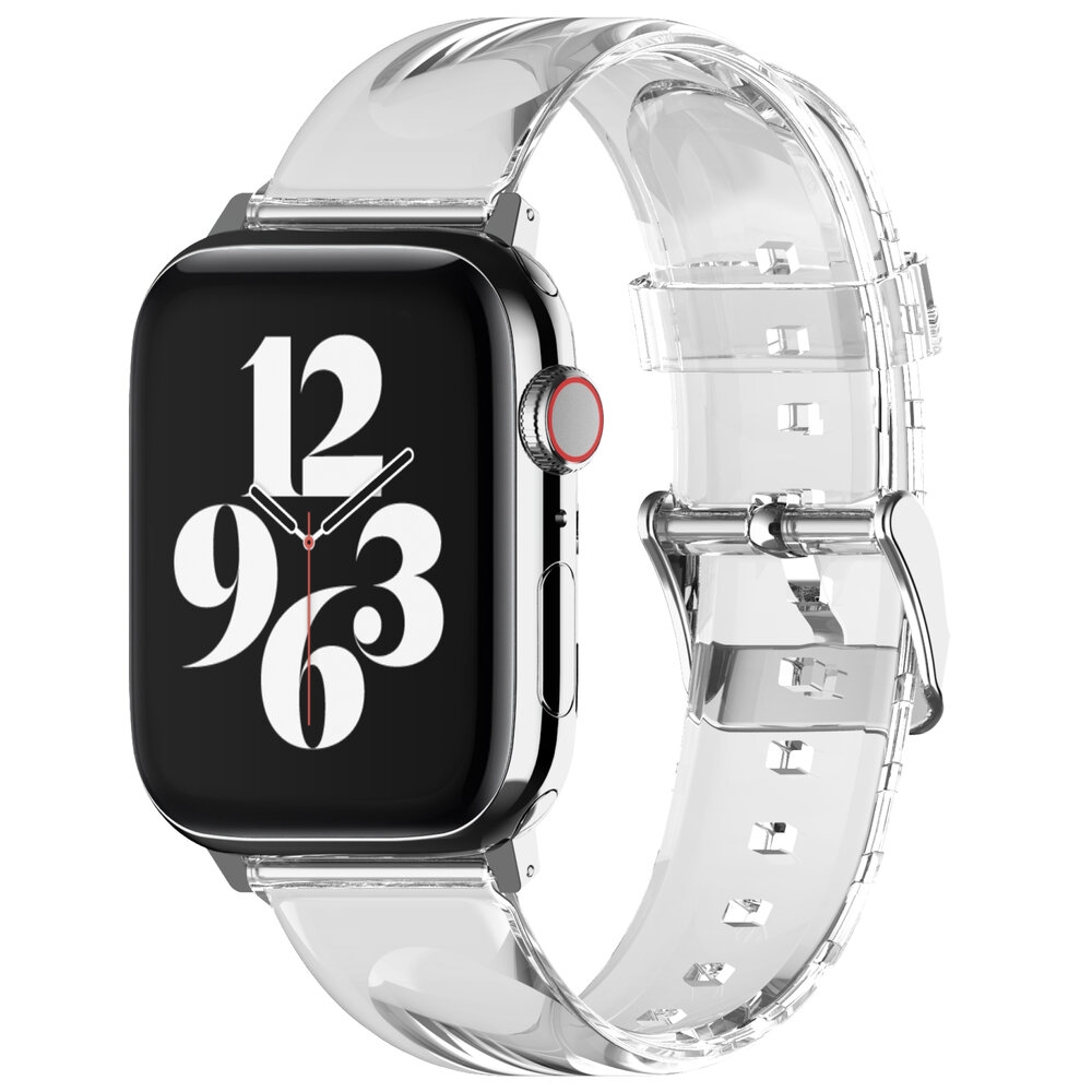 Elago Clear Band Διάφανο Λουράκι Premium Σιλικόνης Apple Watch SE/11/10/9/8/7/6/5/4 (42/41/40mm) - Clear 