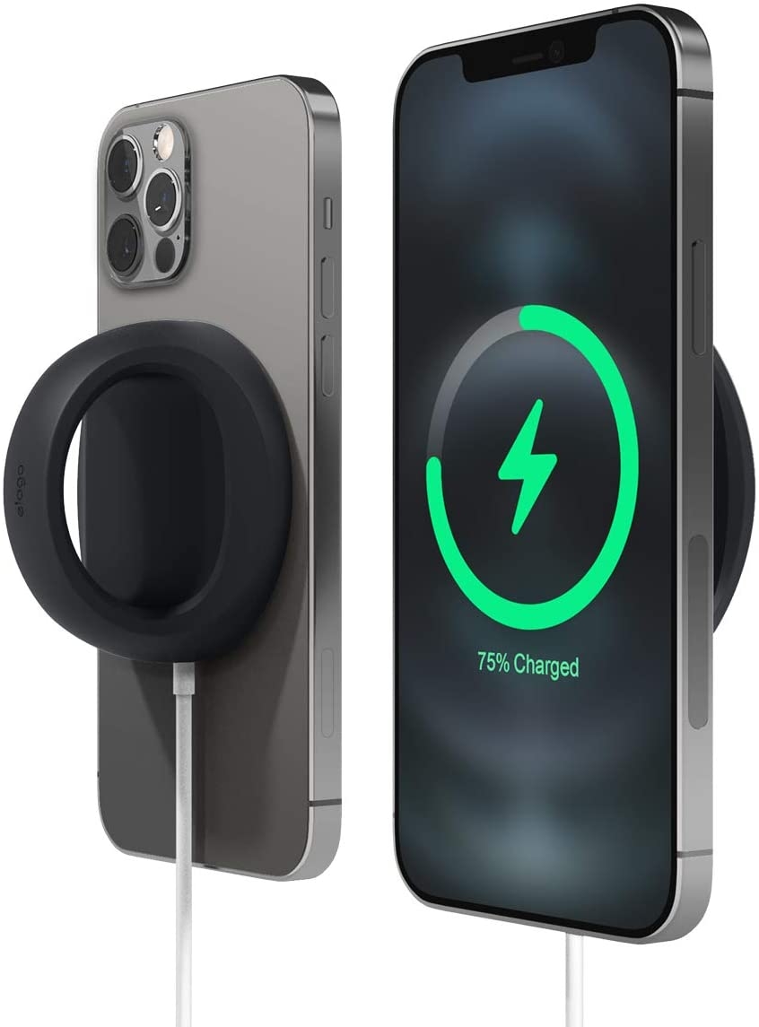 Elago Grip Magsafe Stand - Βάση Σιλικόνης για τον Ασύρματο Φορτιστή MagSafe - Black