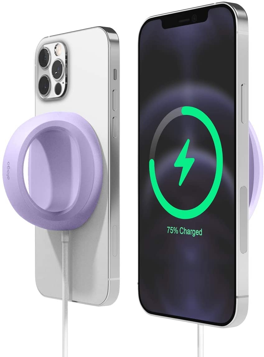 Elago Grip Magsafe Stand - Βάση Σιλικόνης για τον Ασύρματο Φορτιστή MagSafe - Lavender