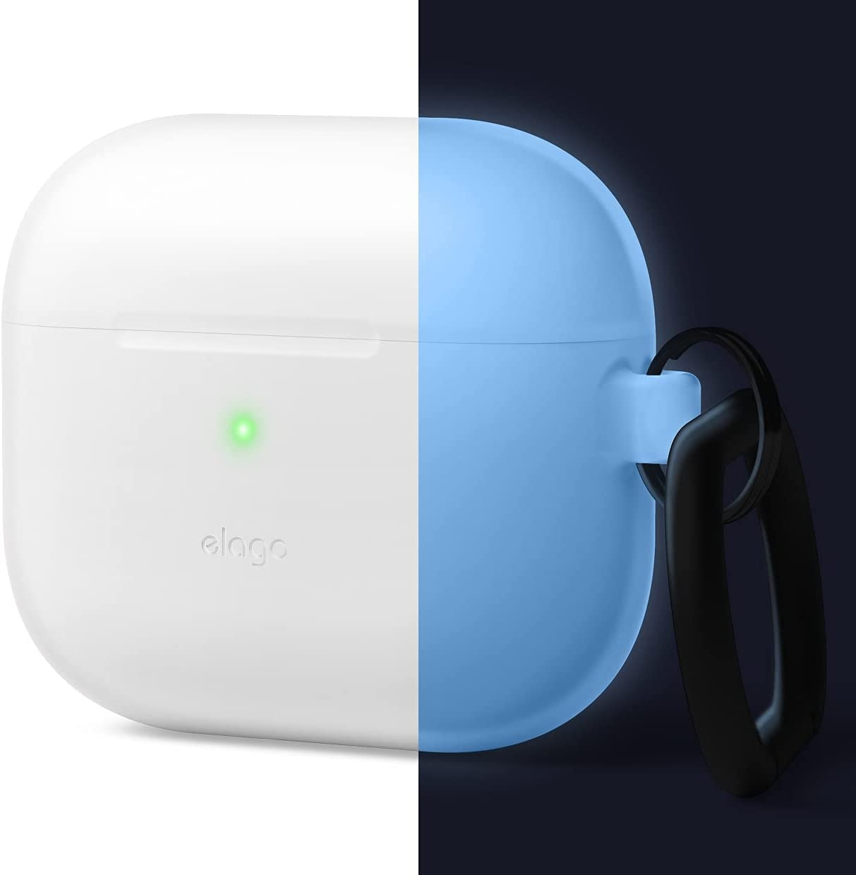 Elago Hang Case - Θήκη Σιλικόνης για AirPods 3rd Gen - Nightglow Blue