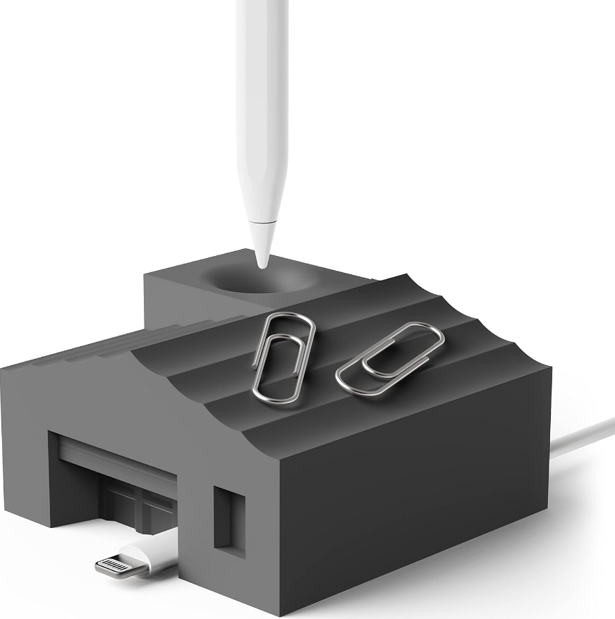 Elago Home Stand - Βάση Premium Σιλικόνης για Apple Pencil / Γραφίδα - Dark Grey