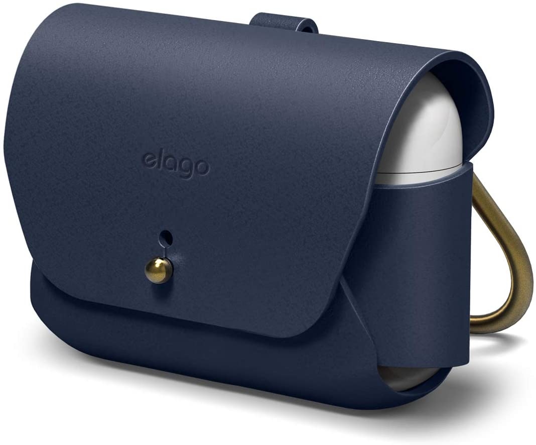 Elago Leather Case - Δερμάτινη Θήκη για AirPods Pro 1st Gen - Jean Indigo