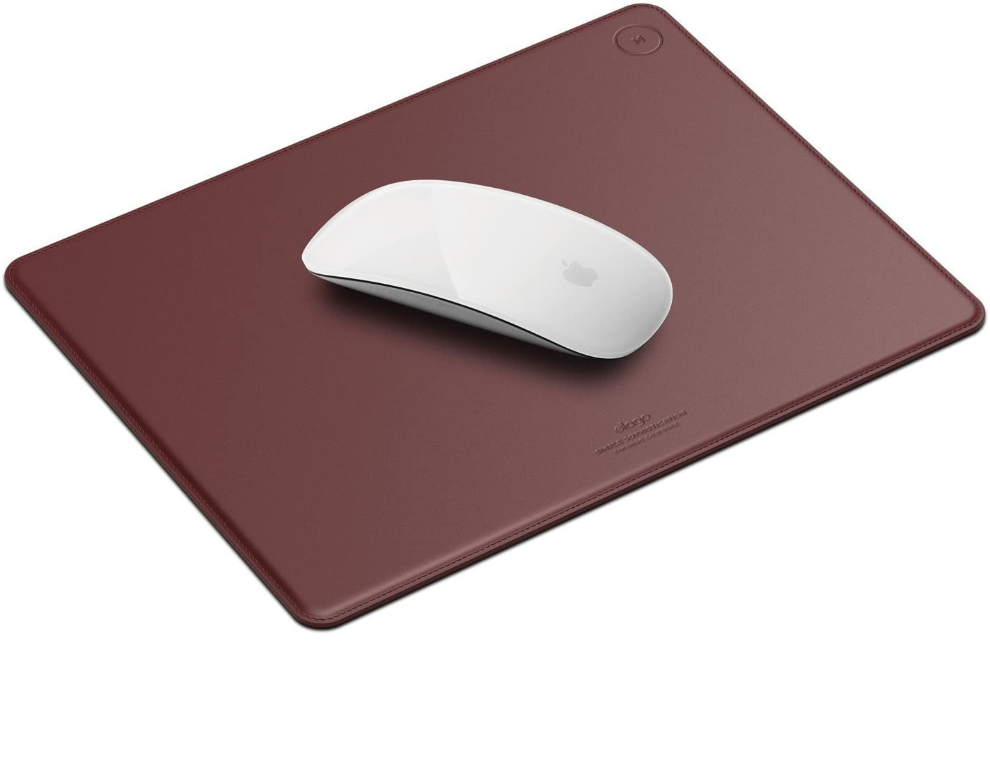 Elago Leather Mouse Pad - Δερμάτινο Mouse Pad - Burgundy