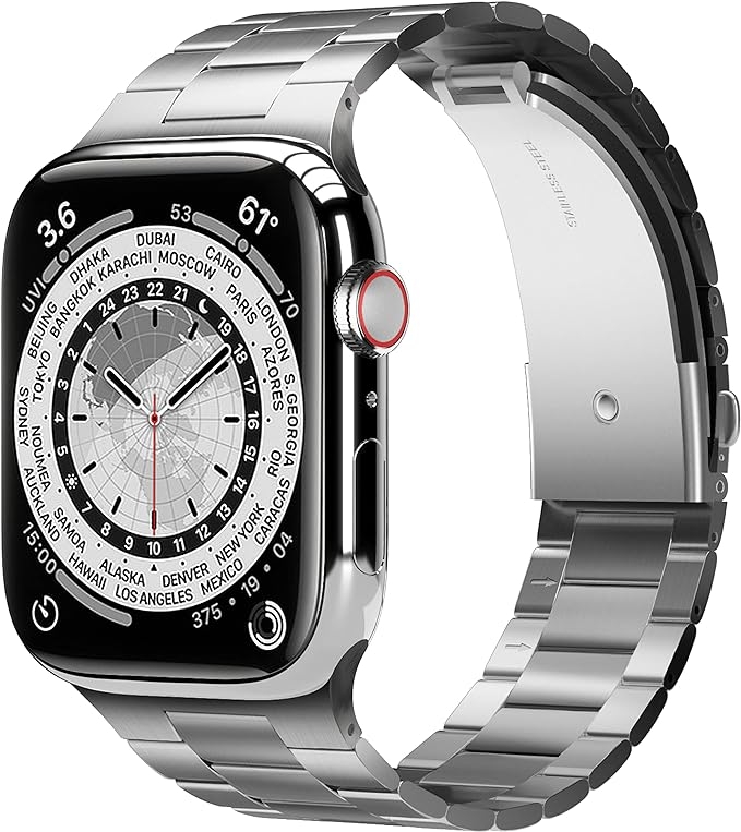 Elago Metal Band - Μεταλλικό Λουράκι από Ανοξείδωτο Ατσάλι Apple Watch SE/11/10/9/8/7/6/5/4 (42/41/40mm) - Silver