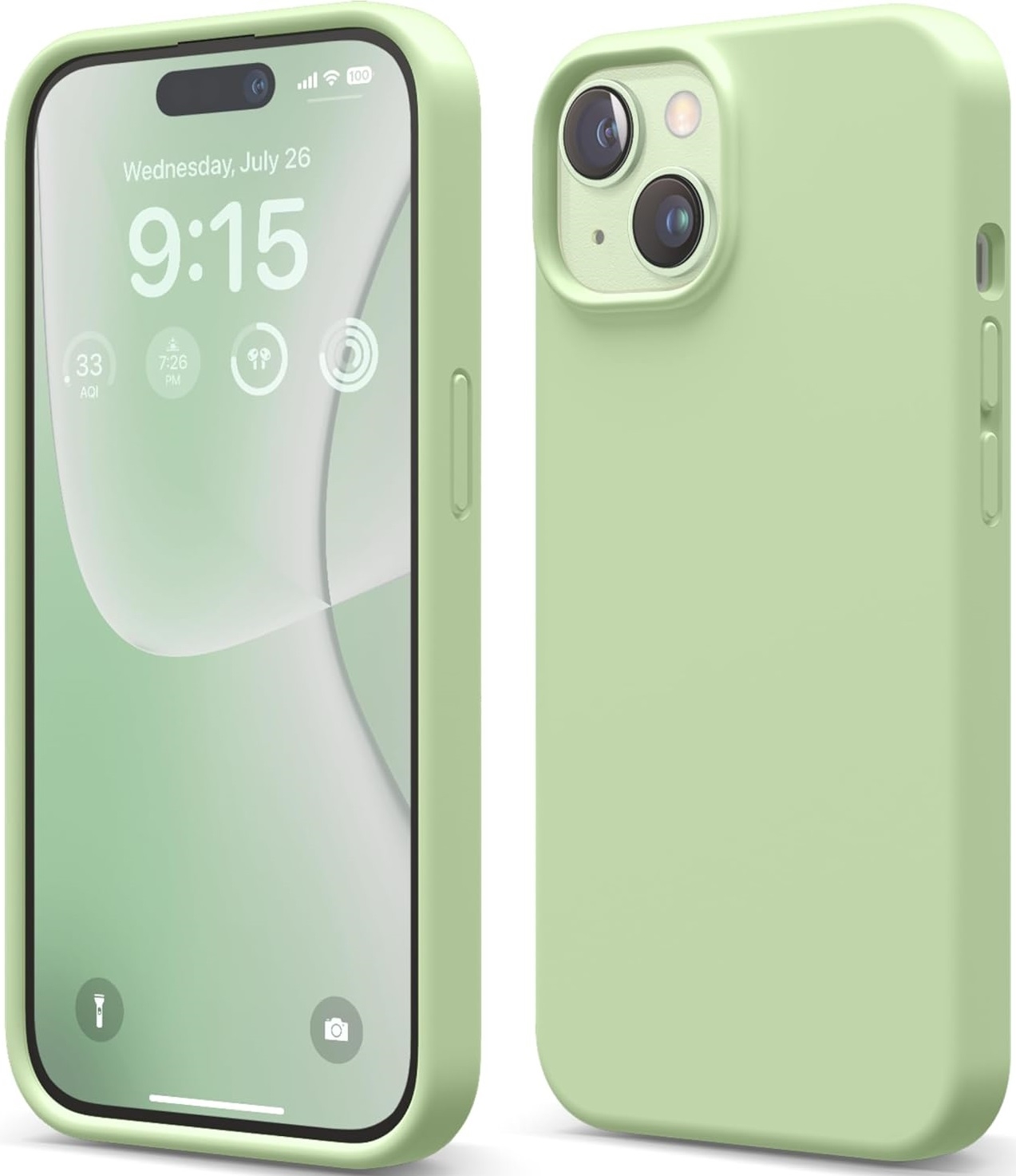 Elago Silicone Case - Premium Θήκη Σιλικόνης Apple iPhone 15 - Pastel Green