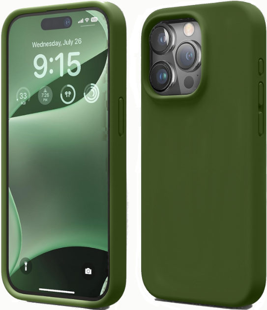 Elago Silicone Case - Premium Θήκη Σιλικόνης Apple iPhone 15 Pro - Cedar Green 