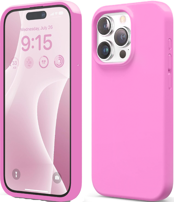 Elago Silicone Case - Premium Θήκη Σιλικόνης Apple iPhone 15 Pro - Hot Pink