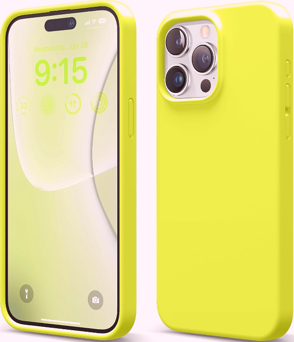 Elago Silicone Case - Premium Θήκη Σιλικόνης Apple iPhone 15 Pro Max - Neon Yellow