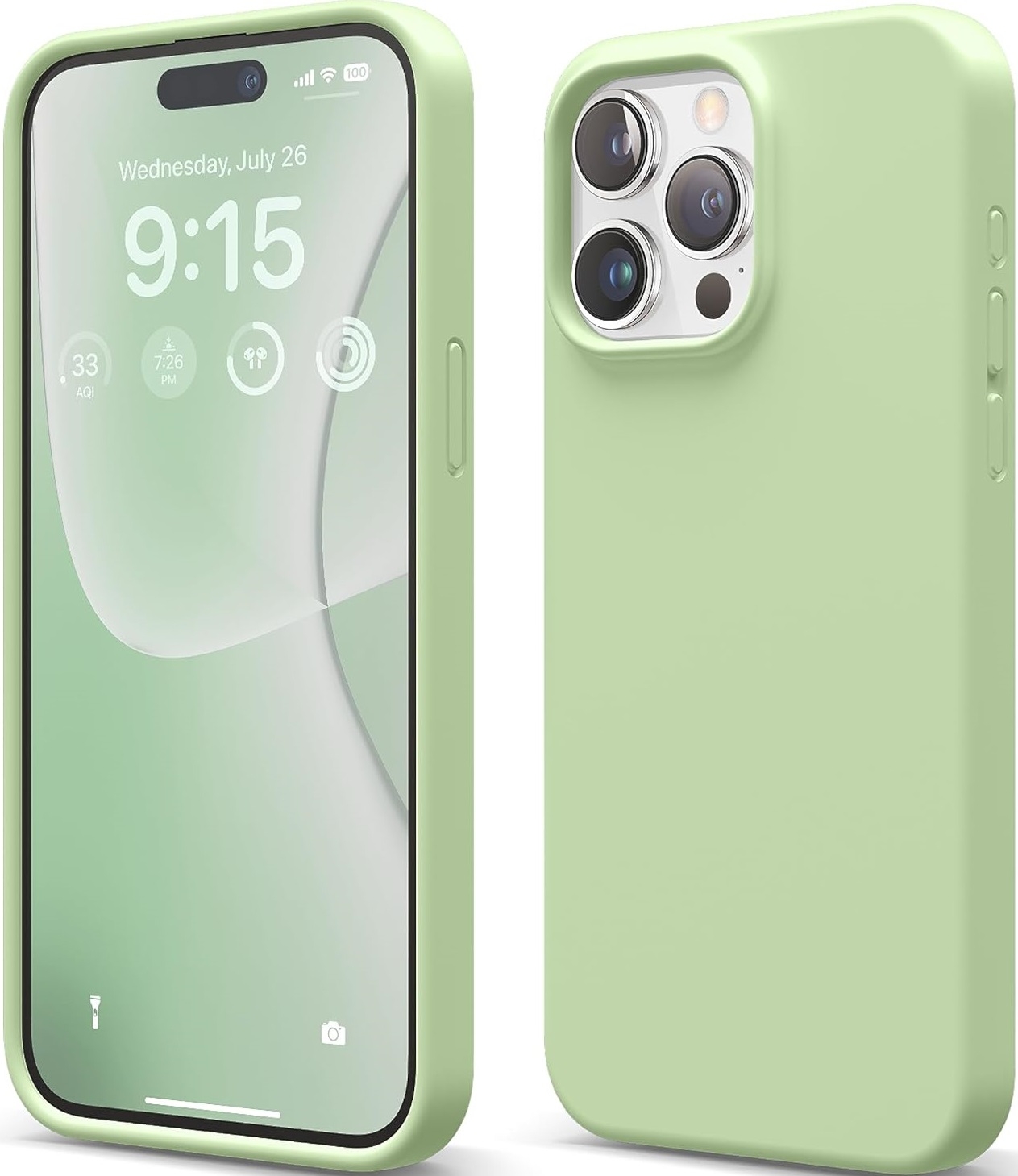 Elago Silicone Case - Premium Θήκη Σιλικόνης Apple iPhone 15 Pro Max - Pastel Green