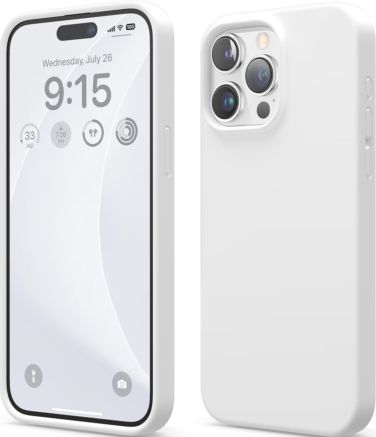 Elago Silicone Case - Premium Θήκη Σιλικόνης Apple iPhone 15 Pro Max - White