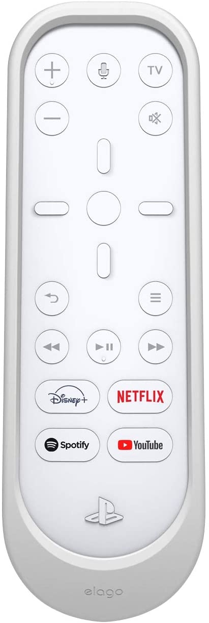 Elago Sony PlayStation 5 Media Remote Control Case - Θήκη Premium Σιλικόνης για Τηλεχειριστήριο PS5 - White
