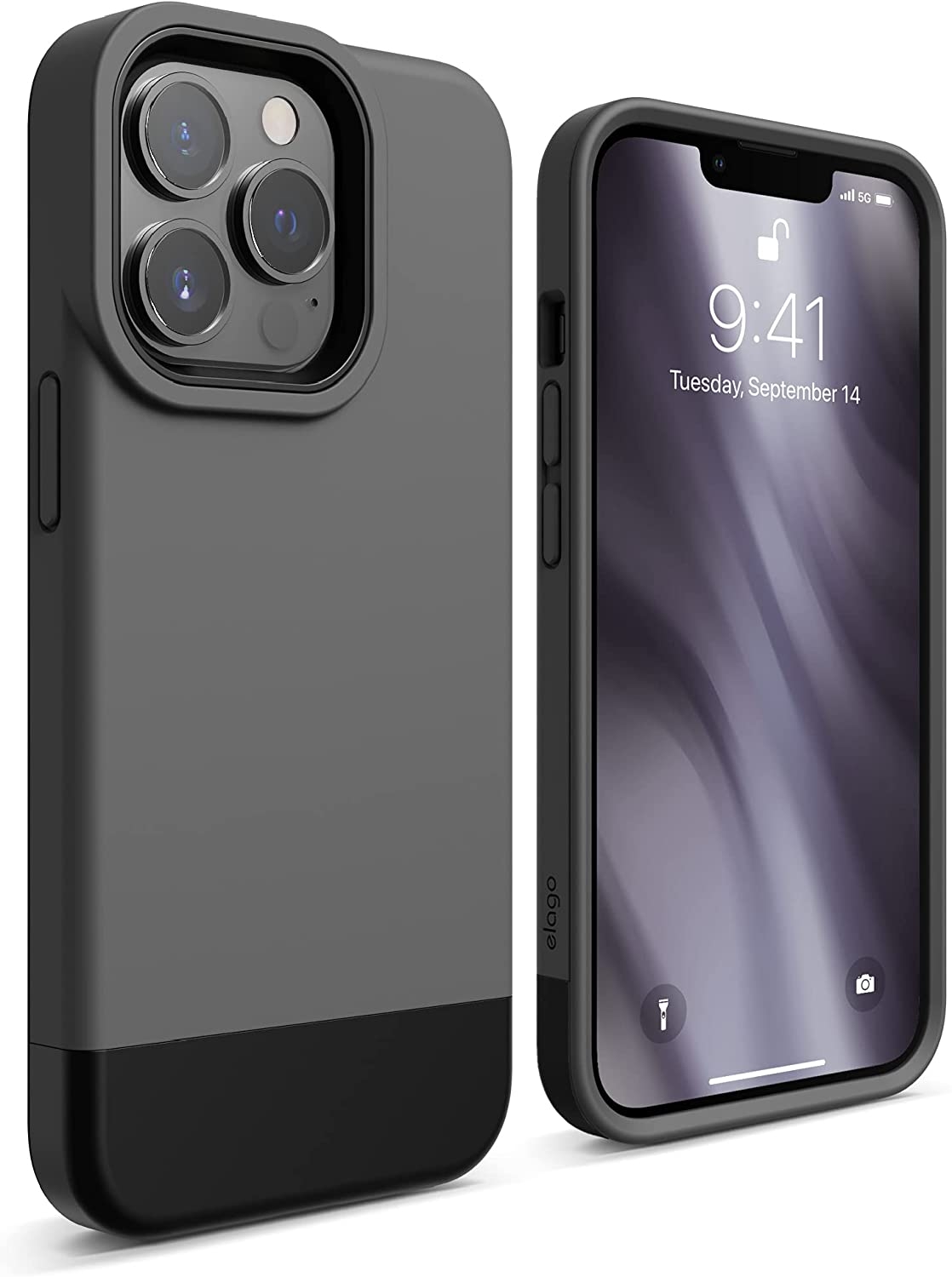 Elago Θήκη Glide - Apple iPhone 13 Pro - Dark Gray / Black (ES13GL61PRO-DGYBK)