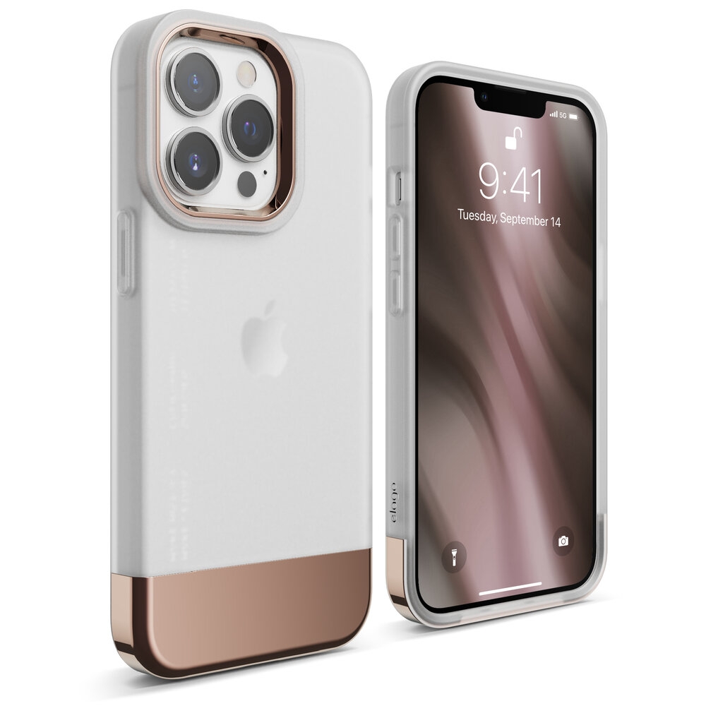 Elago Θήκη Glide - Apple iPhone 13 Pro - Transparent / Rose Gold 