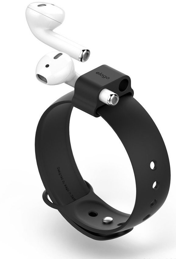Elago Wrist Fit for AirPods - Θήκη Καρπού για AirPods και Apple Watch (42mm & 38mm) - Black