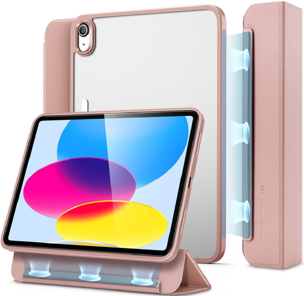 ESR Ascend Hybrid Θήκη με Υποδοχή Apple Pencil - Apple iPad (A16) 11th Gen. 2025 11" / 10th Gen. 2022 10.9" - Rose Gold