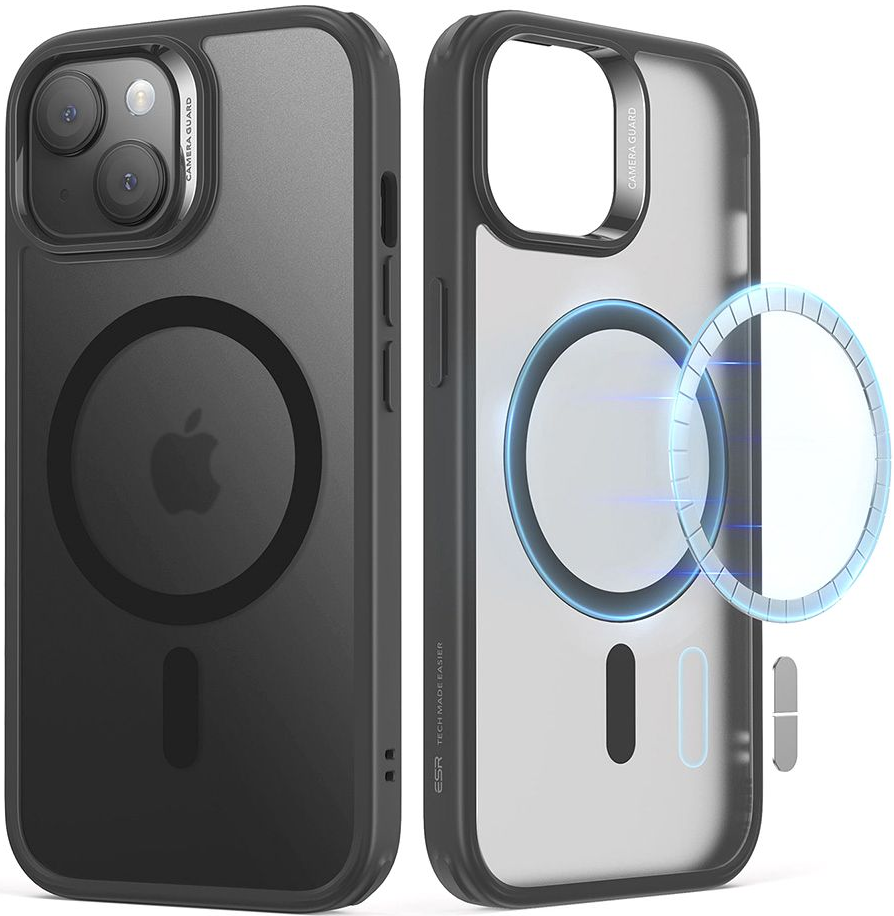 ESR Classic Hybrid HaloLock - Ανθεκτική MagSafe Θήκη Apple iPhone 15 - Frosted Black
