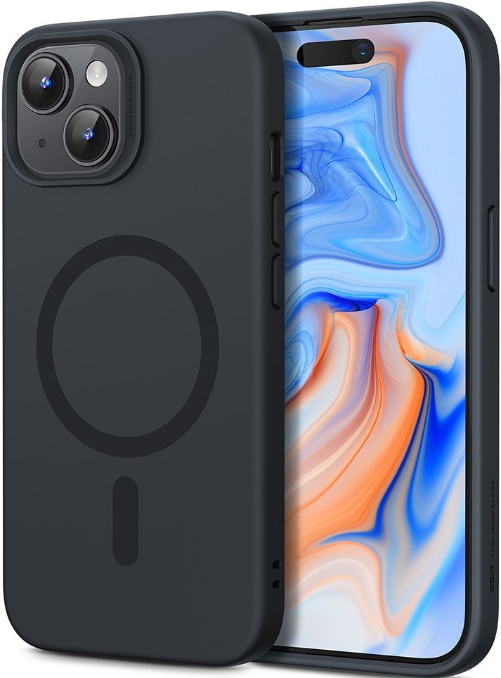 ESR Cloud Soft - MagSafe Θήκη Σιλικόνης Apple iPhone 15 - Black