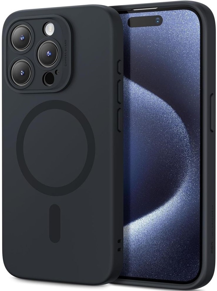 ESR Cloud Soft - MagSafe Θήκη Σιλικόνης Apple iPhone 15 Pro Max - Black
