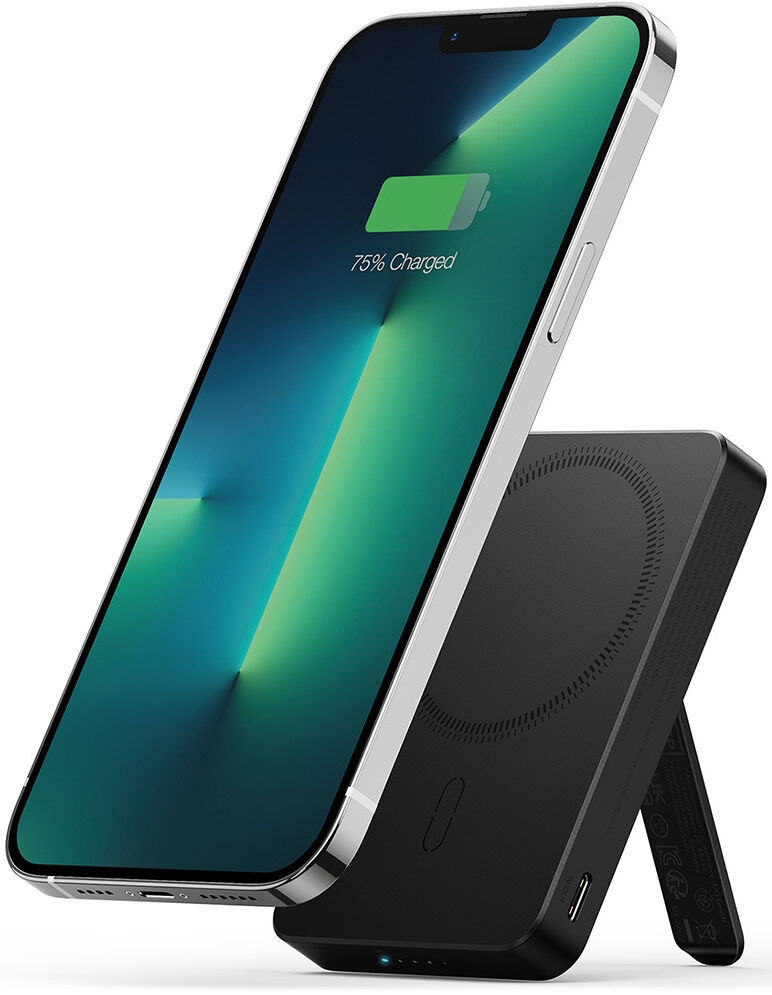 ESR HaloLock Kickstand Wireless PowerBank με 1 x Type-C - 20W - 10.000mAh / Βάση Ασύρματης Φόρτισης MagSafe 7.5W - Black