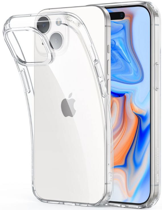 ESR Project Zero - Ανθεκτική Διάφανη Θήκη Σιλικόνης - Apple iPhone 15 Plus - Clear