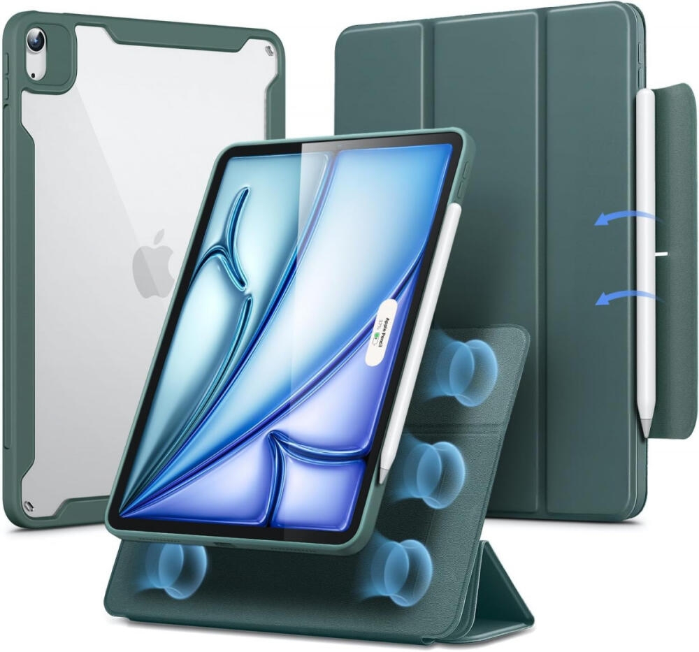 ESR Rebound Hybrid 360 Θήκη Apple iPad Air 7 2025 11" / iPad Air 6 2024 11" / Air 5 2022 10.9" / Air 4 2020 10.9" με Υποδοχή Apple Pencil - Forest Green