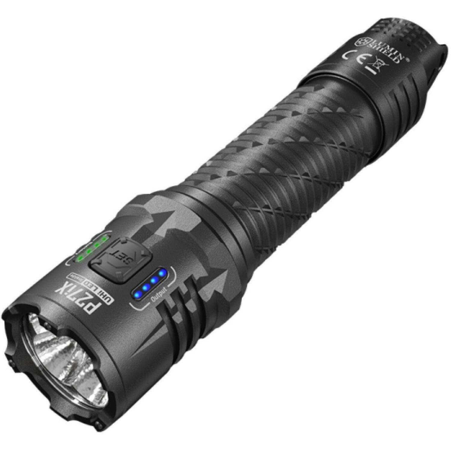 Φακός Nitecore Precise P27iX Tactical Strobe Ready Αδιάβροχος Ανθεκτικός Επαναφορτιζόμενος 5000 Lumens Μπαταρία 5.500 mAh Black