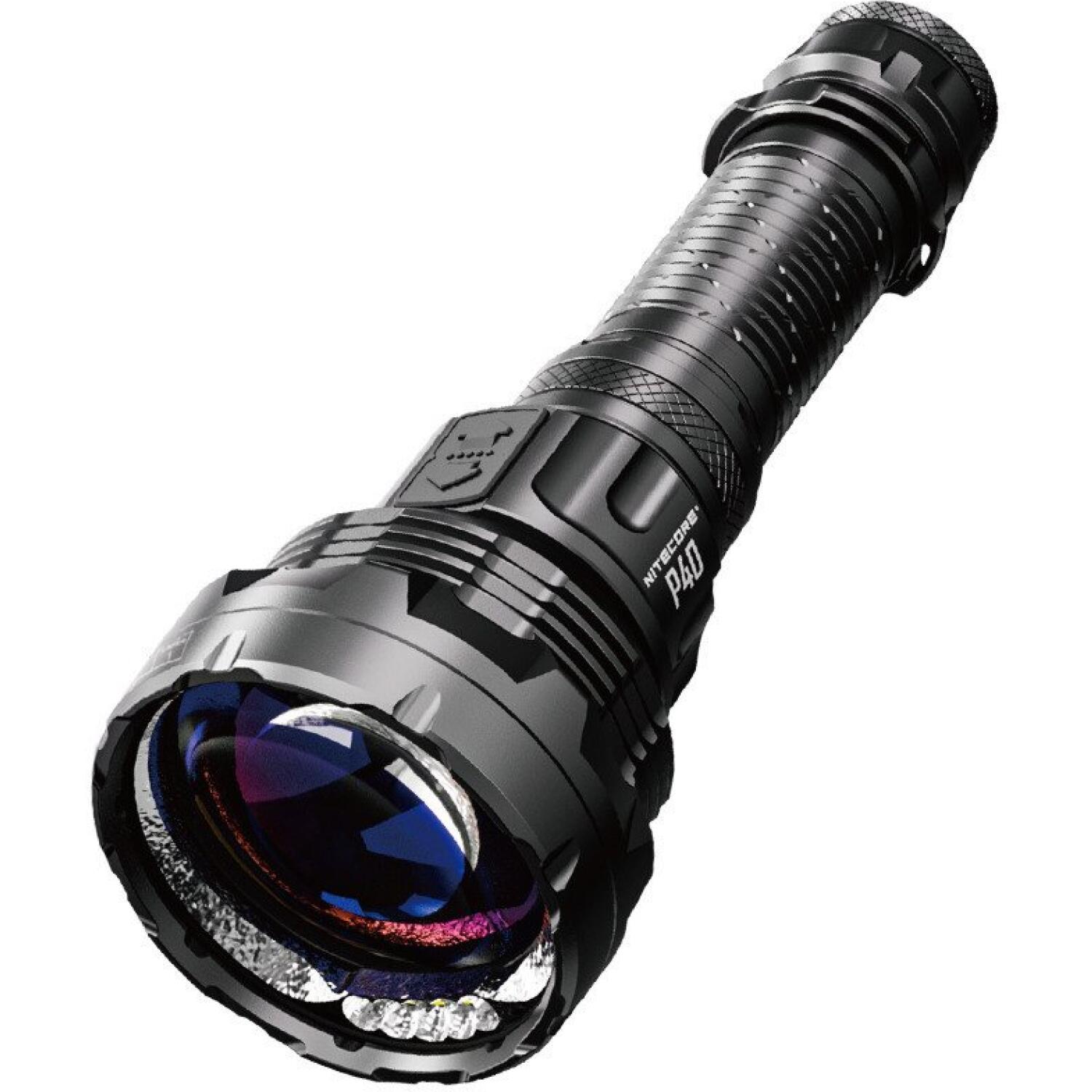 Φακός Nitecore Presice P40 Ανθεκτικός Αδιάβροχος Επαναφορτιζόμενος LED 2000 Lumens Μπαταρία 5.500 mAh Black