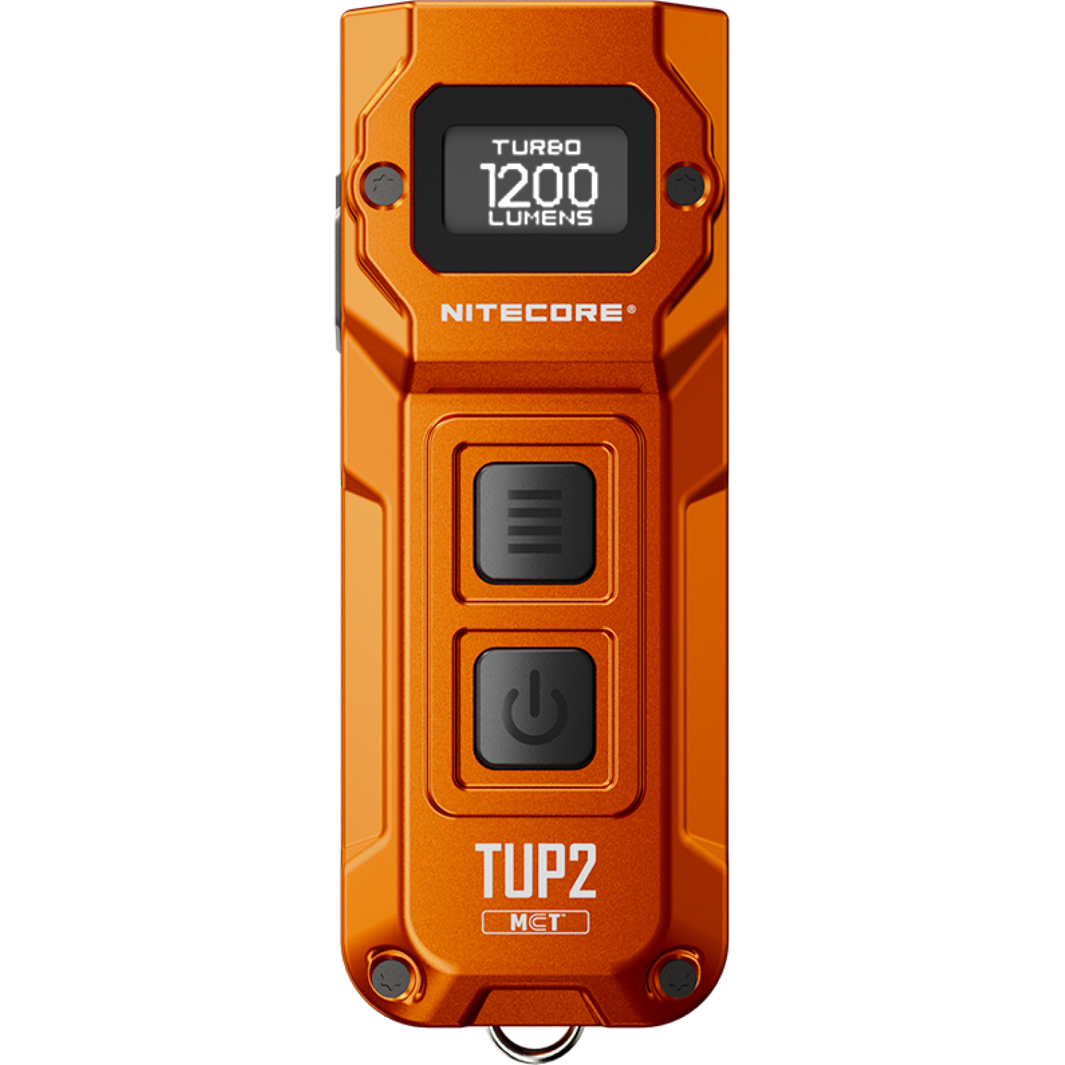 Φακός Nitecore TUP2 Μπρελόκ με Κλιπ LED MCT Ανθεκτικός Αδιάβροχος Επαναφορτιζόμενος 1200 Lumens Μπαταρία 1.300 mAh Alloy Orange