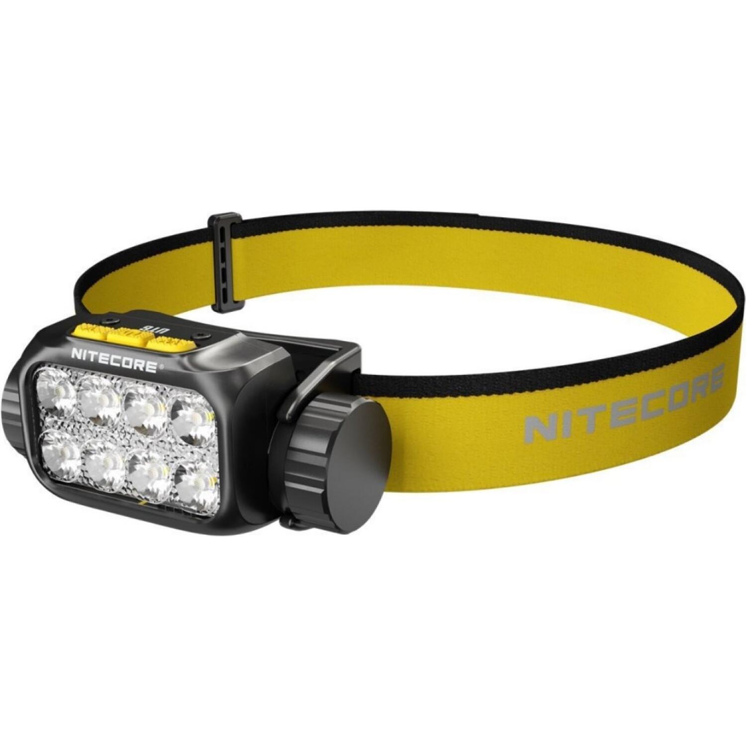 Φακός Nitecore UT6 Headlamp Κεφαλής LED Αδιάβροχος Ανθεκτικός Επαναφορτιζόμενος 1600 Lumens Μπαταρία 4.000 mAh Black