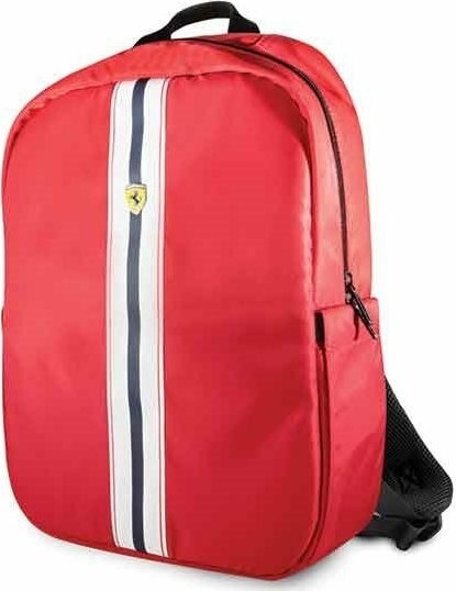 Ferrari Computer On Track Pista Backpack - Σακίδιο Πλάτης / Τσάντα Laptop 15.6" με Υποδοχή USΒ για Powerbank - Red