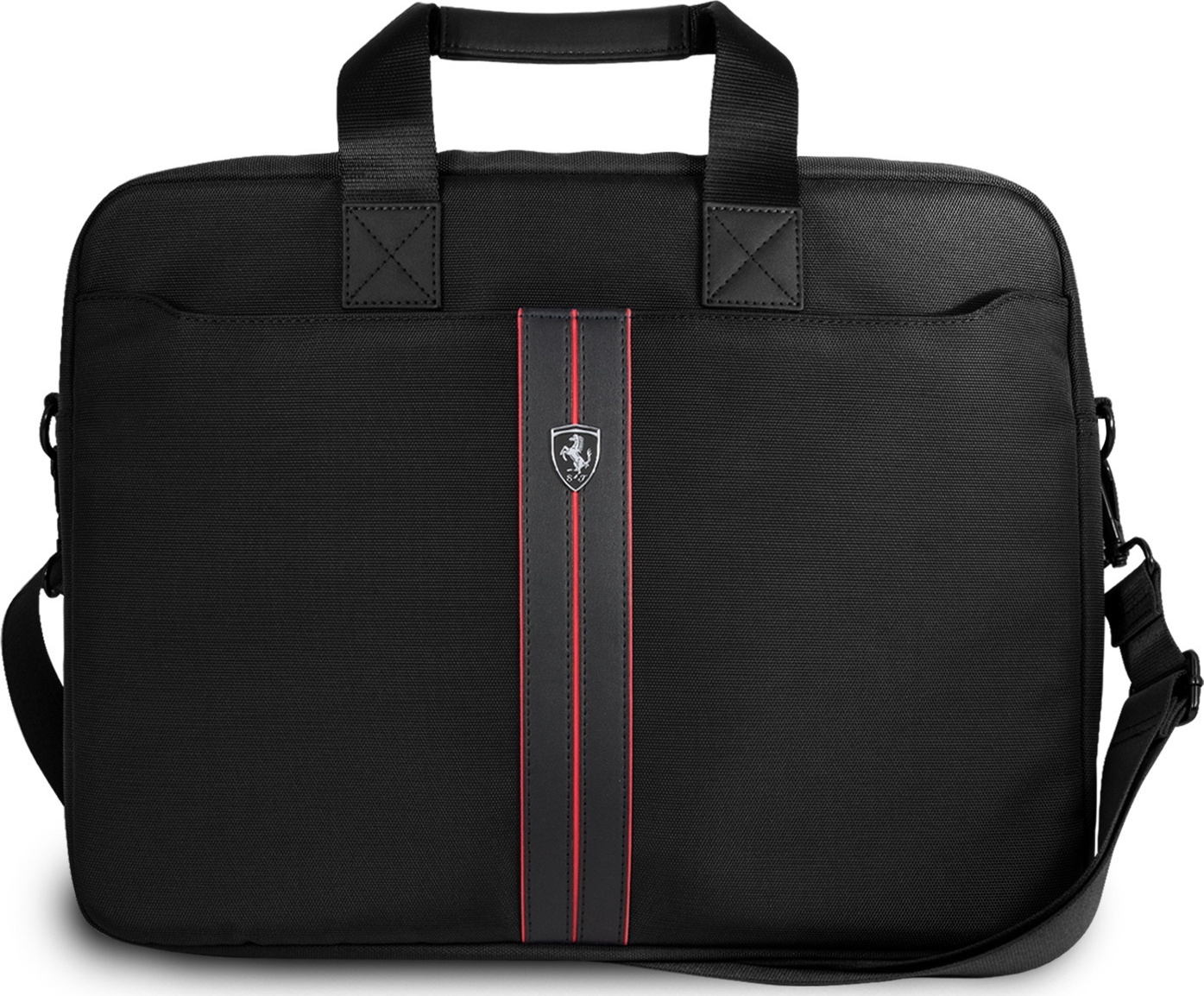 Ferrari Computer Urban Collection Bag - Τσάντα Μεταφοράς Laptop 15.6" - Black / Red Piping 
