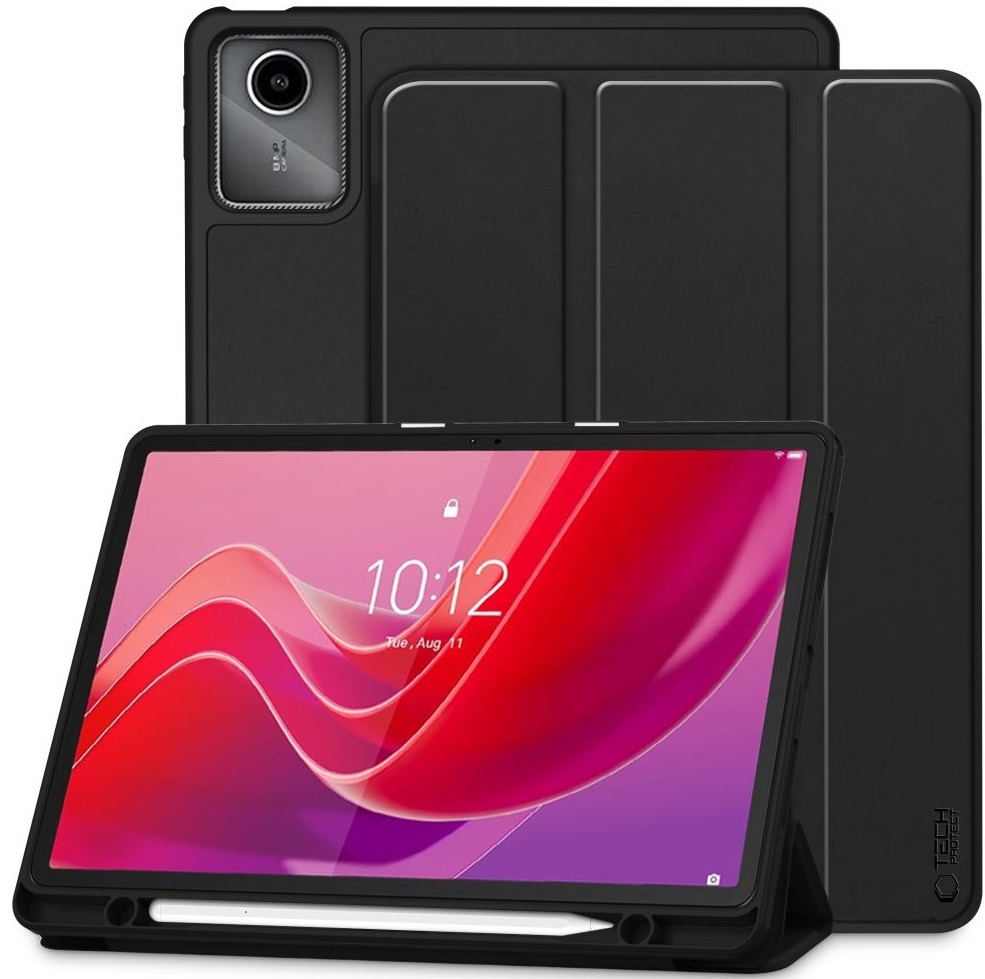 Flip Θήκη με Υποδοχή για Γραφίδα - Lenovo Tab M11 / K11E 11" TB-330 - Tech-Protect SC Pen Smartcase - Black