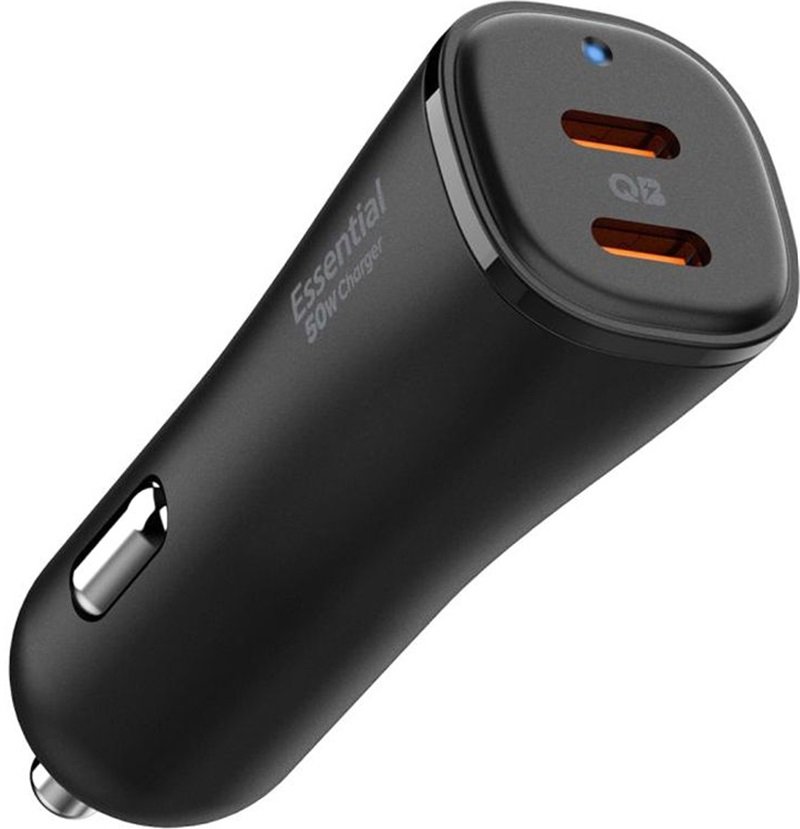 Φορτιστής Αυτοκινήτου Spigen EV502 ArcStation Essential Car Charger με 2 x Type-C 50W Black